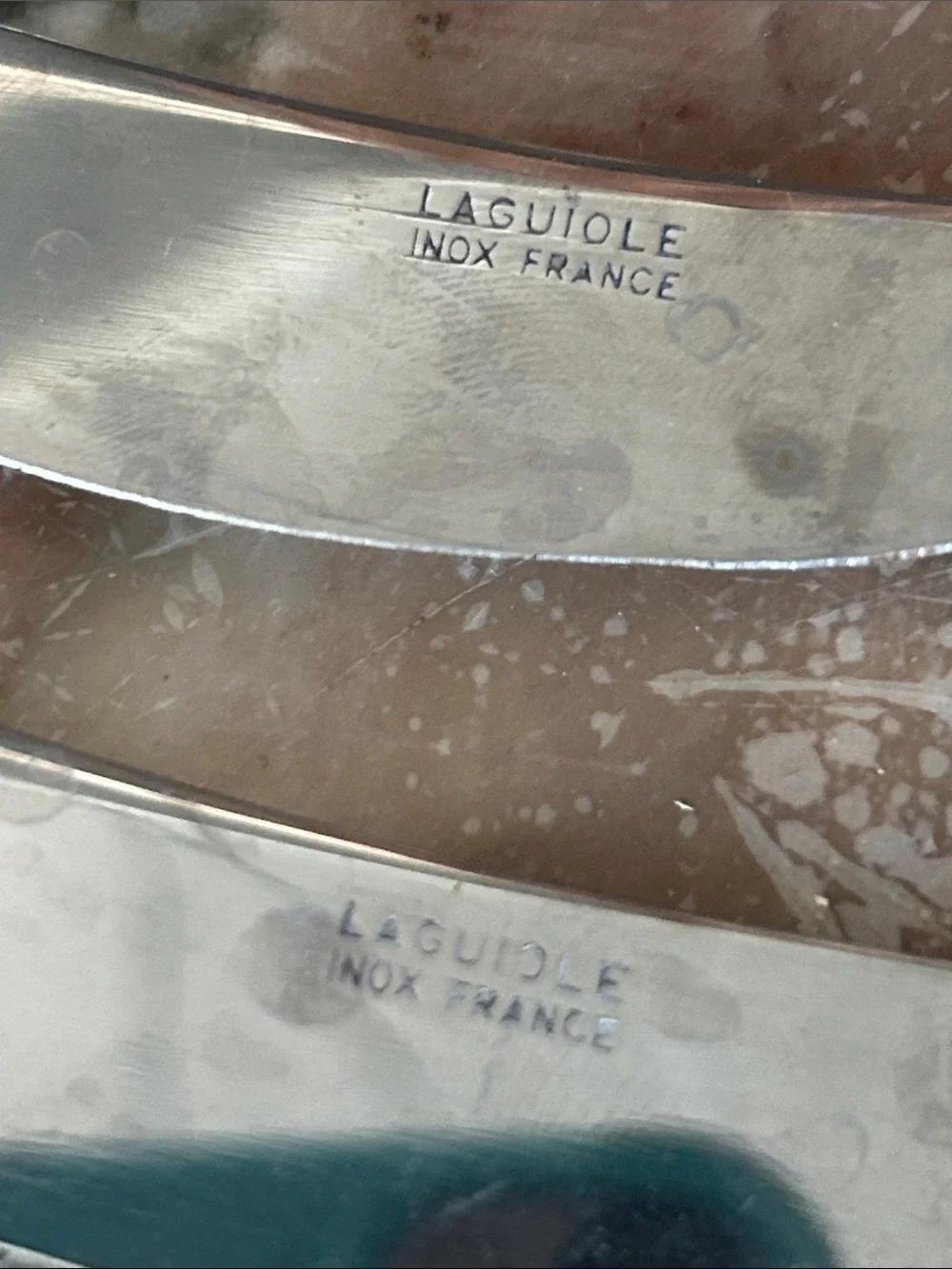 Set of 2 Vintage Laguiole Inox Knives